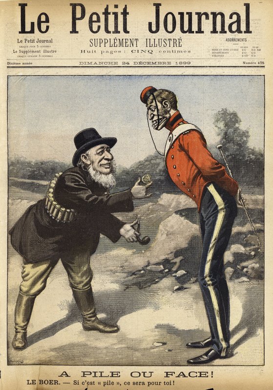 Omslag till Le Petit Journal, 24 december 1899 av French School