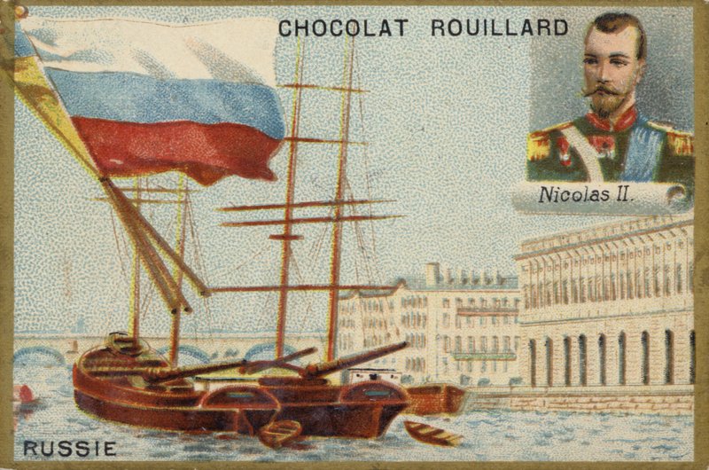 Tsar Nikolaus II av French School