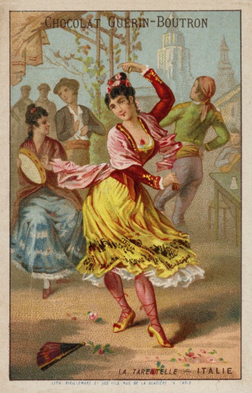 Dansar tarantella, Italien av French School