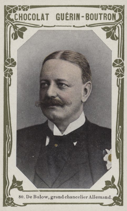 De Bulow, Tysklands storkansler (färgad bild) av French School