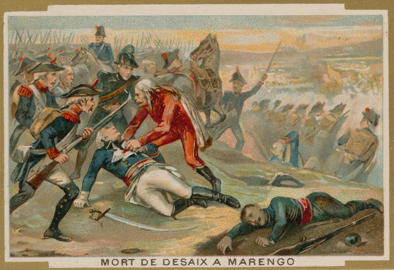 General Desaix död i slaget vid Marengo, 1800 av French School