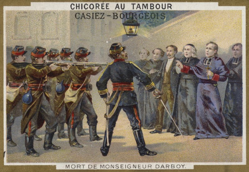 Monsignor Darboy, ärkebiskop av Paris, död 1871 av French School