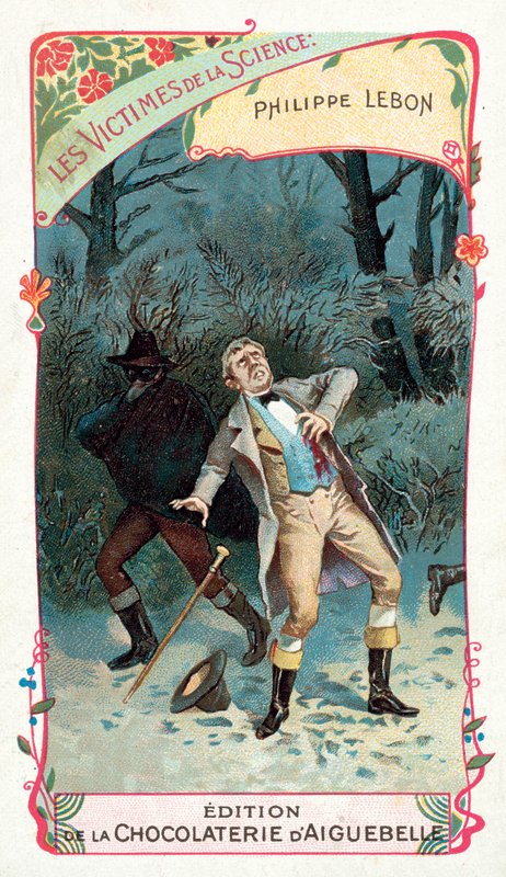 Den franske ingenjören och kemisten Philippe Lebon dog 1804 av French School