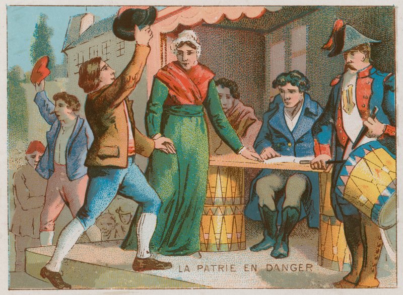 Förklaring om nationell nödsituation, 1792 av French School