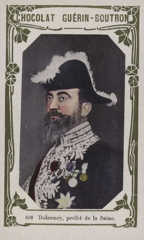 Delanney, prefet de la Seine (färgat foto) av French School