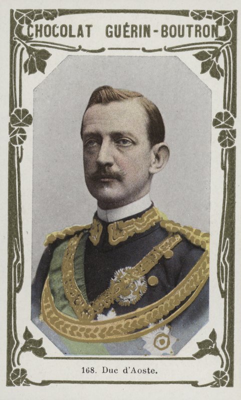 Duc dAoste (färgat foto) av French School