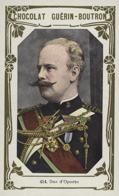 Duc dOporto (färgad bild) av French School