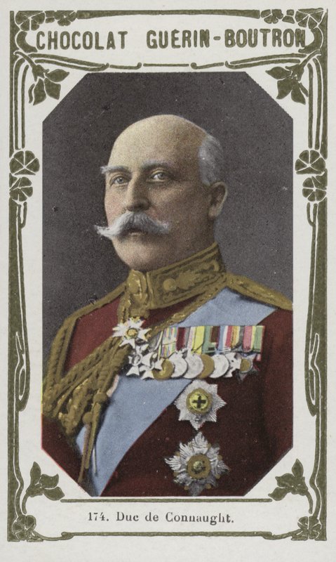 Duc de Connaught (färgad bild) av French School