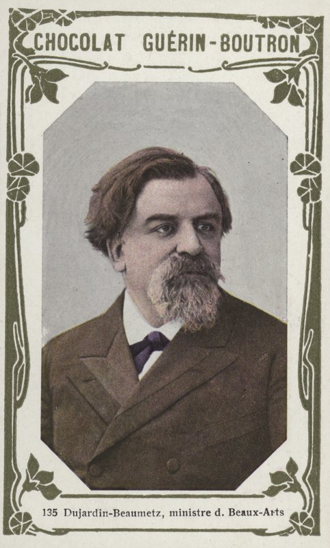 Dujardin-Beaumetz, konstminister (färgad bild) av French School