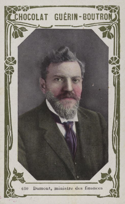 Dumont, finansminister (färgad bild) av French School