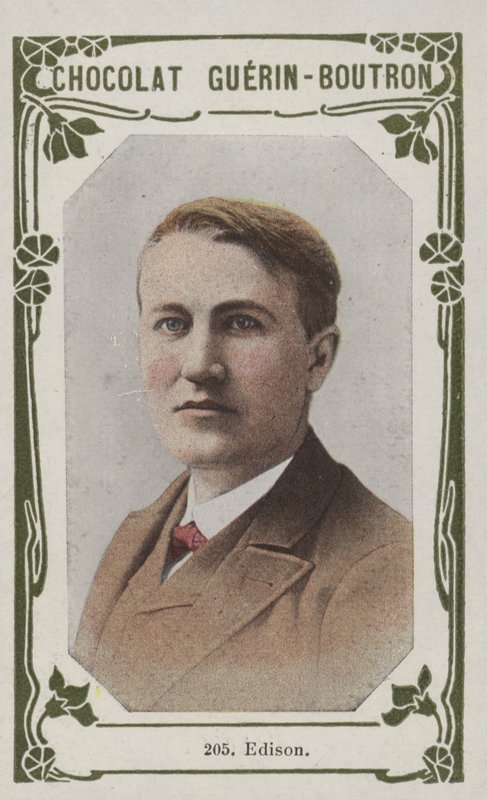 Edison (färgad bild) av French School