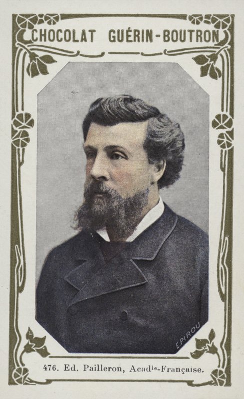 Edouard Pailleron, Academie-Francaise (färgad bild) av French School