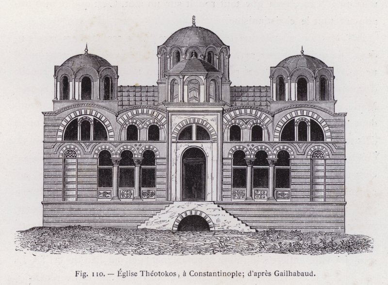 Eglise Theotokos, ett Konstantinopel; d