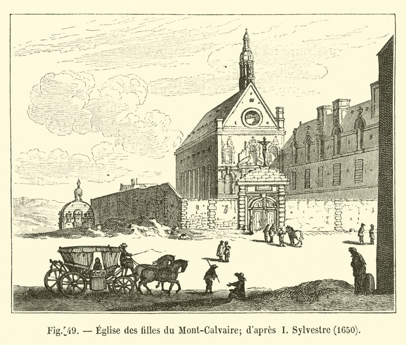 Döttrar av Mount Calvary Church; efter I Sylvester, 1650 av French School