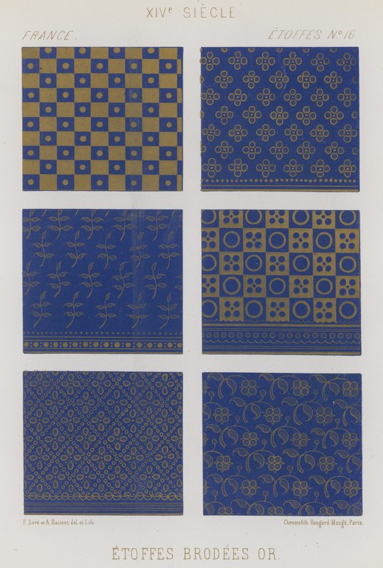 Broderade tyger från 1300-talets Frankrike av French School