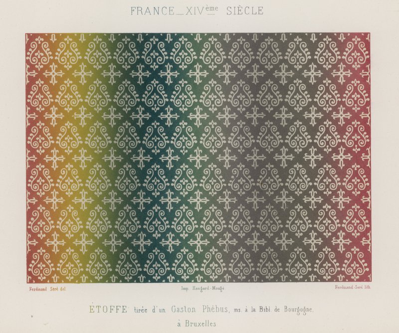 Broderade tyger från 1300-talets Frankrike av French School