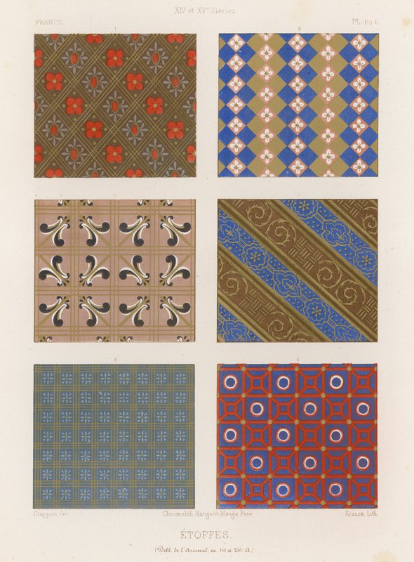 Broderade tyger från 1400-talets Frankrike av French School