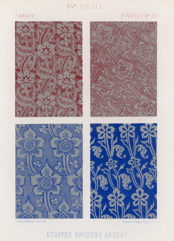 Broderade tyger från 1400-talets Frankrike av French School