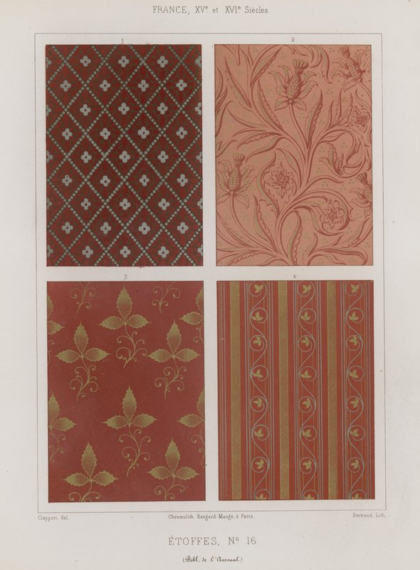 Broderade tyger från 1400- och 1500-talets Frankrike av French School