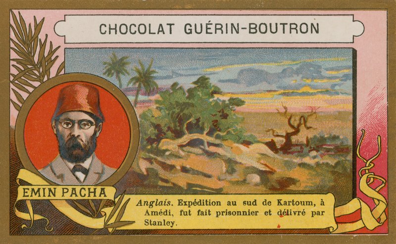 Emin Pasha, guvernör i den egyptiska provinsen Ekvatoria. av French School