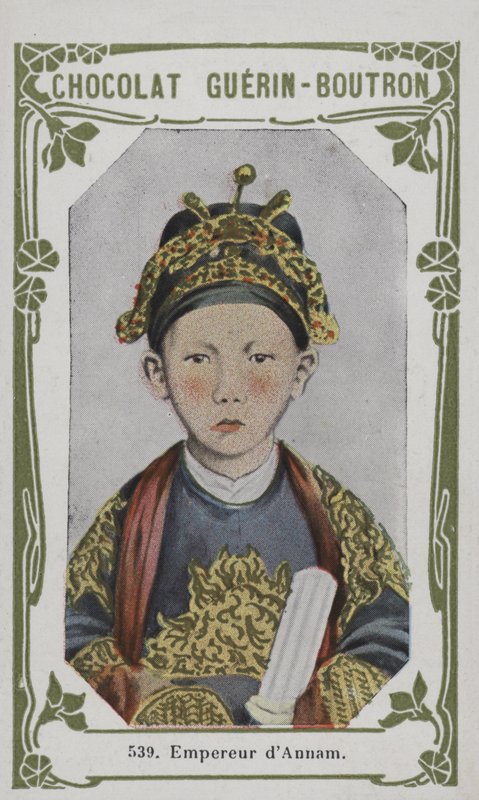 Empereur dAnnam (färgad bild) av French School