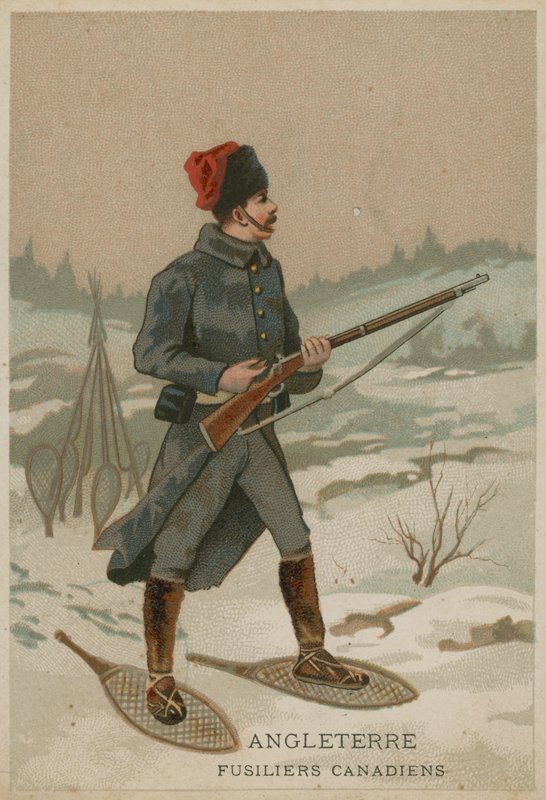 England - Kanadensiska Fusiliers av French School