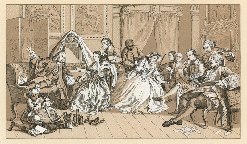 Egelani Costumeswed av French School