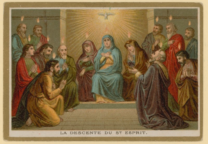Avsnitt i Jesu Kristi liv (chromolitho) av French School