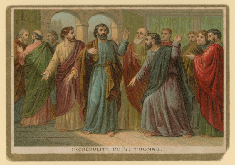 Episod i Jesus Kristus liv (chromolitho) av French School