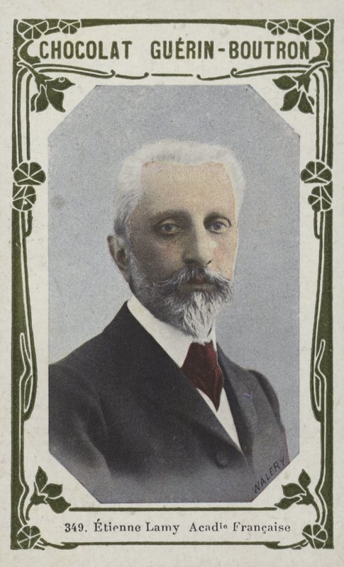 Etienne Lamy, Franska Akademien (färgad bild) av French School