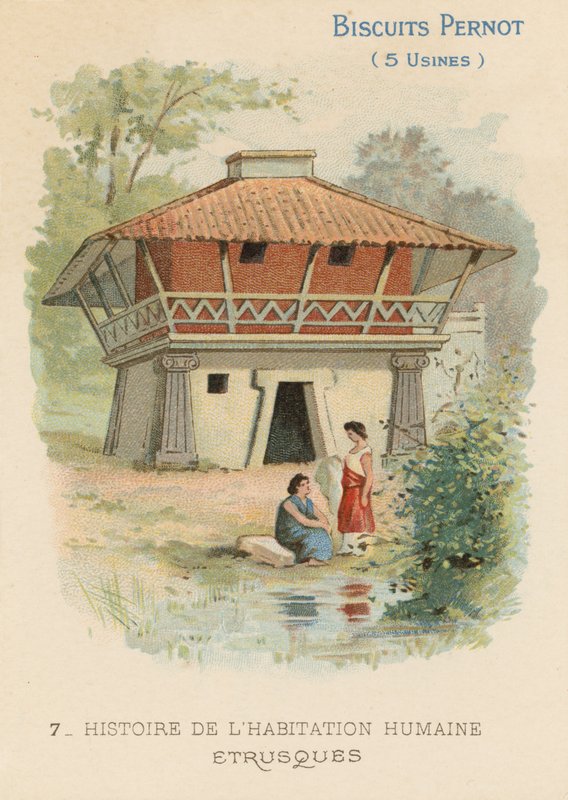 Etruskiskt hus av French School