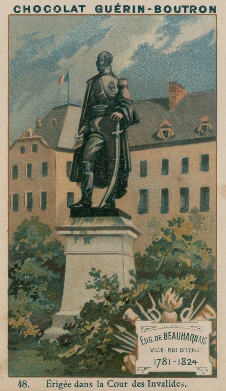 Eug de Beauharnais, vicekung av Italien, 1781-1824, uppförd i Cour des Invalides av French School