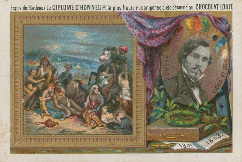 Eugene Delacroix, fransk målare från 1800-talet av French School