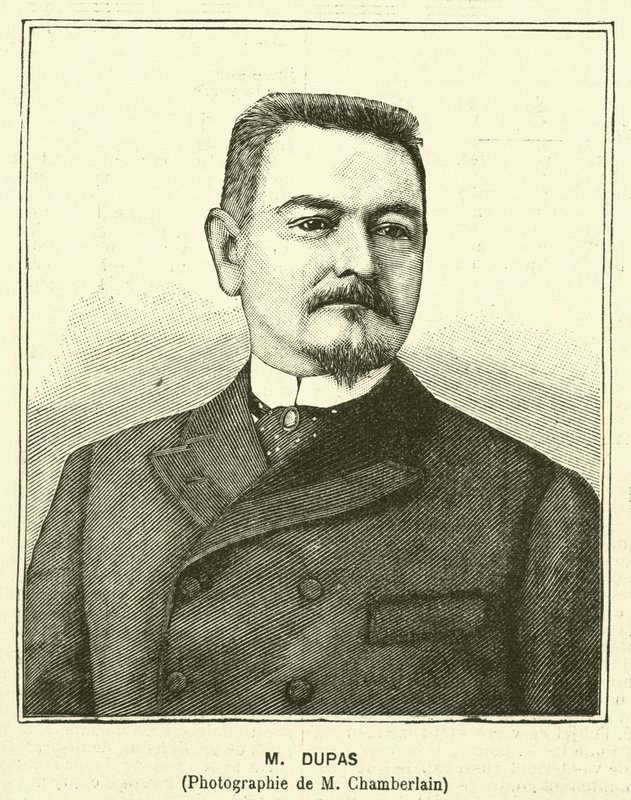 Eugene Dupas, fransk tjänsteman (gravyr) av French School