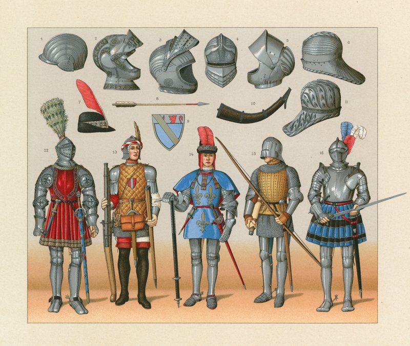 Ulaya XV-XVIth Cent Costumeswed av French School