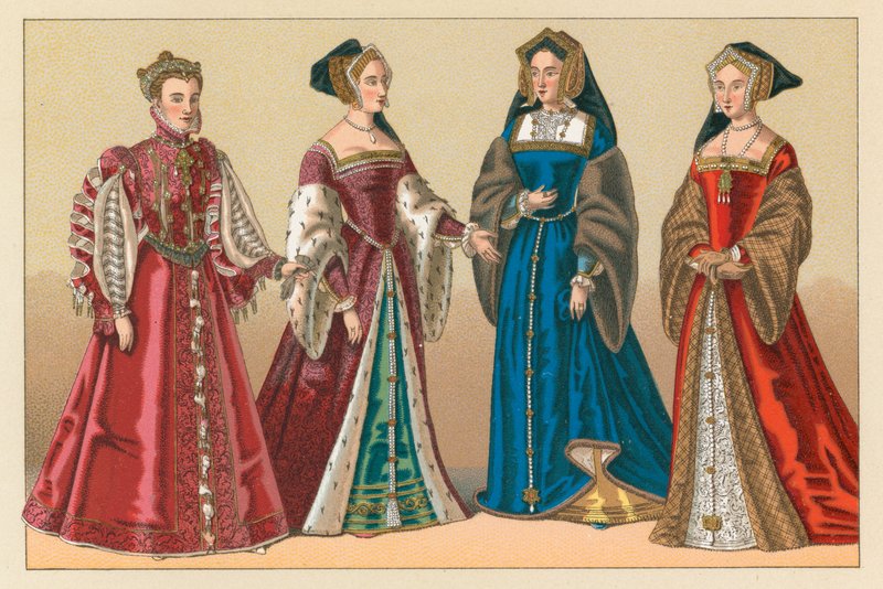 Europa XVIth Cent Costumeswed av French School