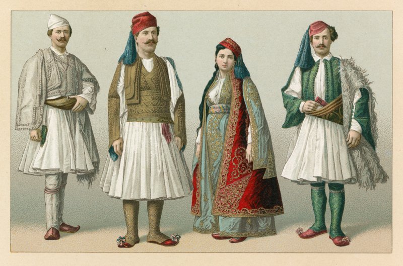 Europeisk Turkiet kostym av French School