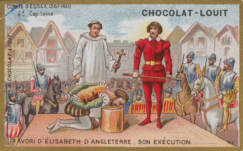 Avrättning av earlen av Essex, 1601 av French School