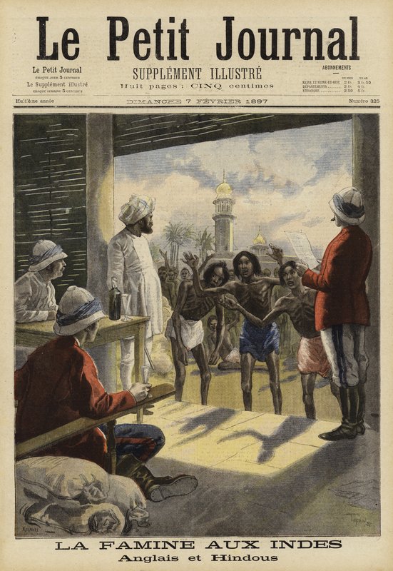 Hungersnöd i Indien, 1897 av French School