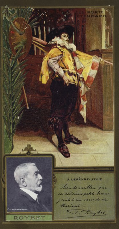 Ferdinand Roybet, fransk målare (chromolitho) av French School