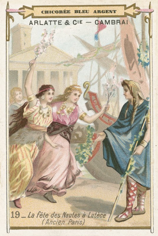 Festival för båtsmännen i Lutetia, Gallien av French School