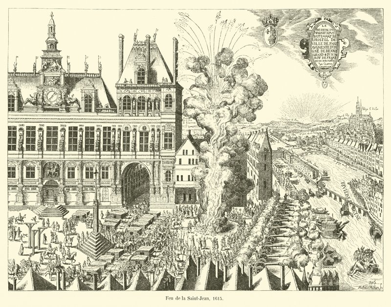 Johannesbranden, 1615 av French School