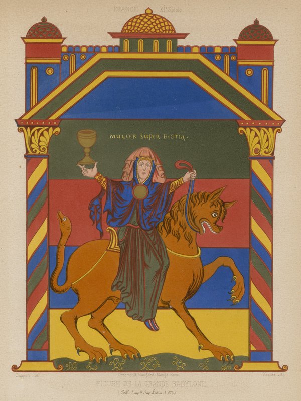 Figur av det stora Babylon av French School