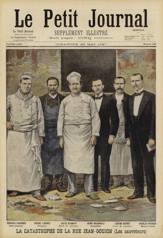 Brand vid Bazar de la Charite, Paris, 1897 av French School
