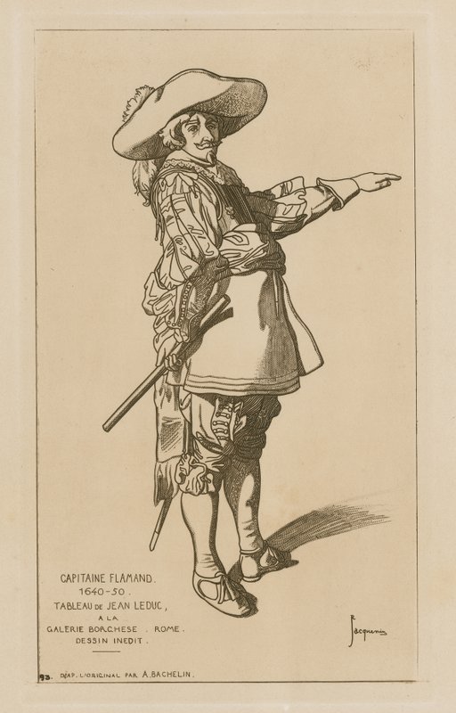 flamländsk kapten, 1640-50 av French School