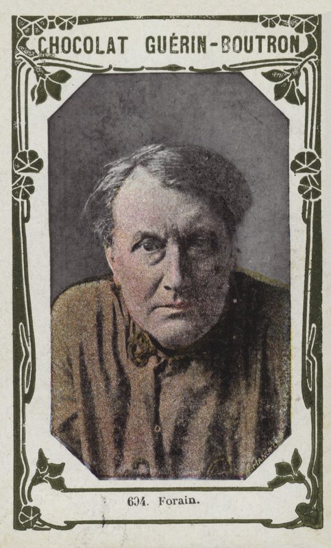 Forain (färgad bild) av French School