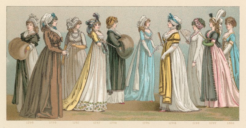 Ufaransa XVIIIth Cent Costumeswed av French School