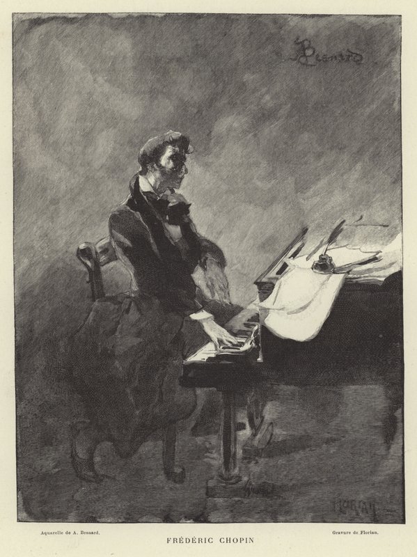 Frederic Chopin, polsk pianist och kompositör av French School