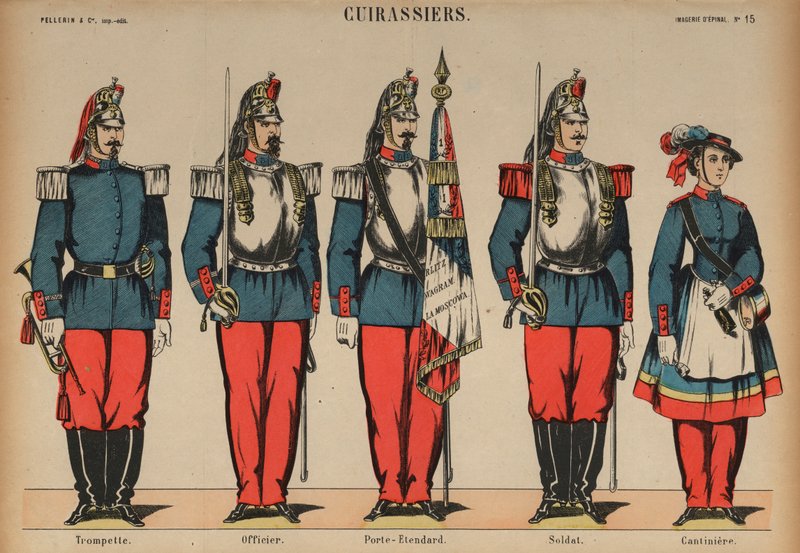 Franska arméns kurassirar av French School
