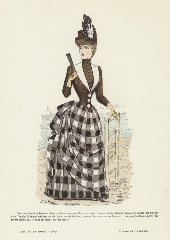 Fransk modetavla, 1885-86 av French School